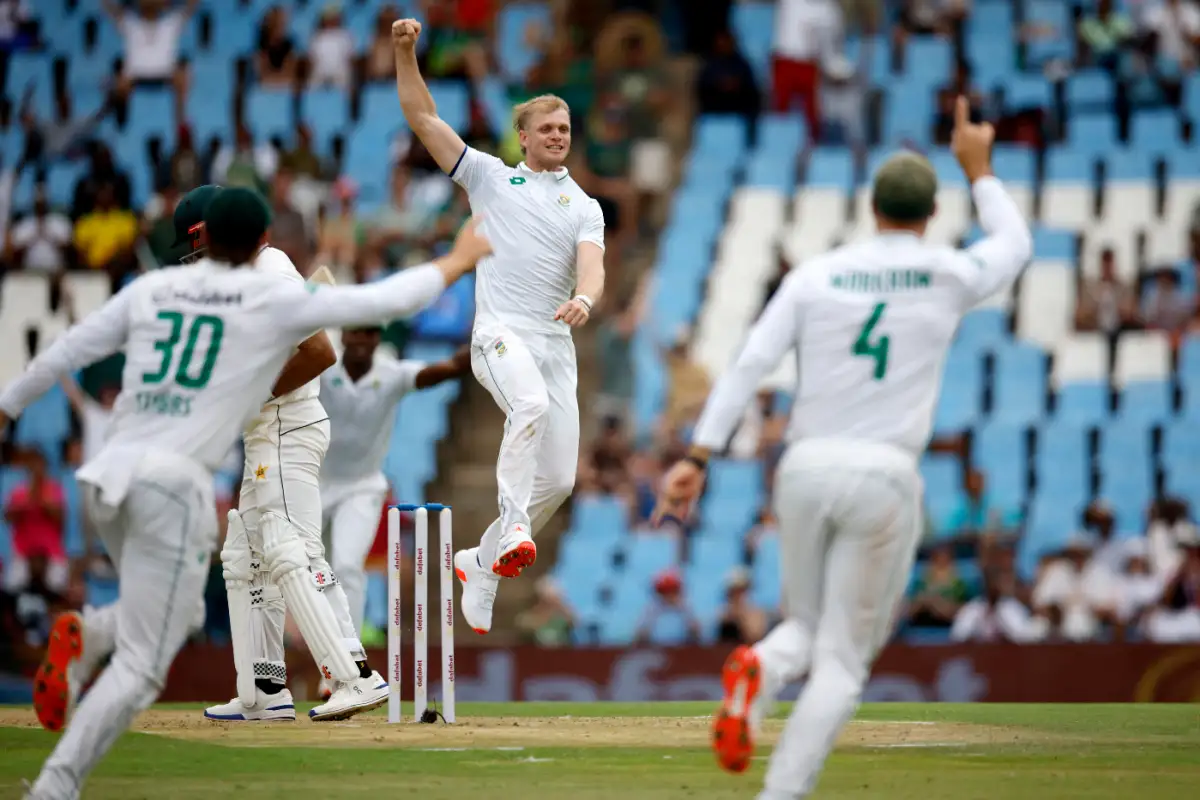 South Africa's Corbin Bosch Makes History with First-Ball Wicket Against Pakistan