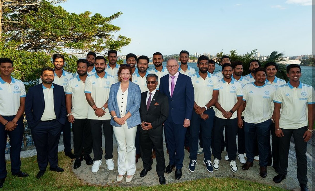 India and Australia Teams Join PM Albanese for New Year's Reception Ahead of Sydney Test