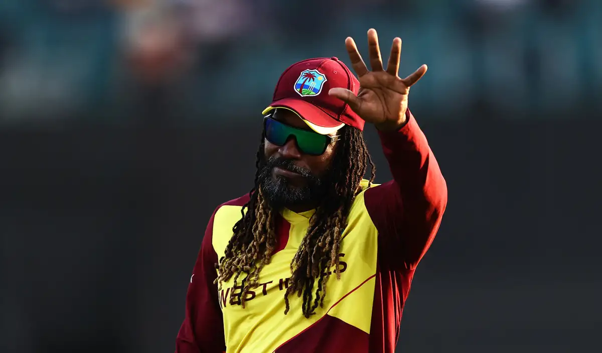 Chris Gayle from the West Indies