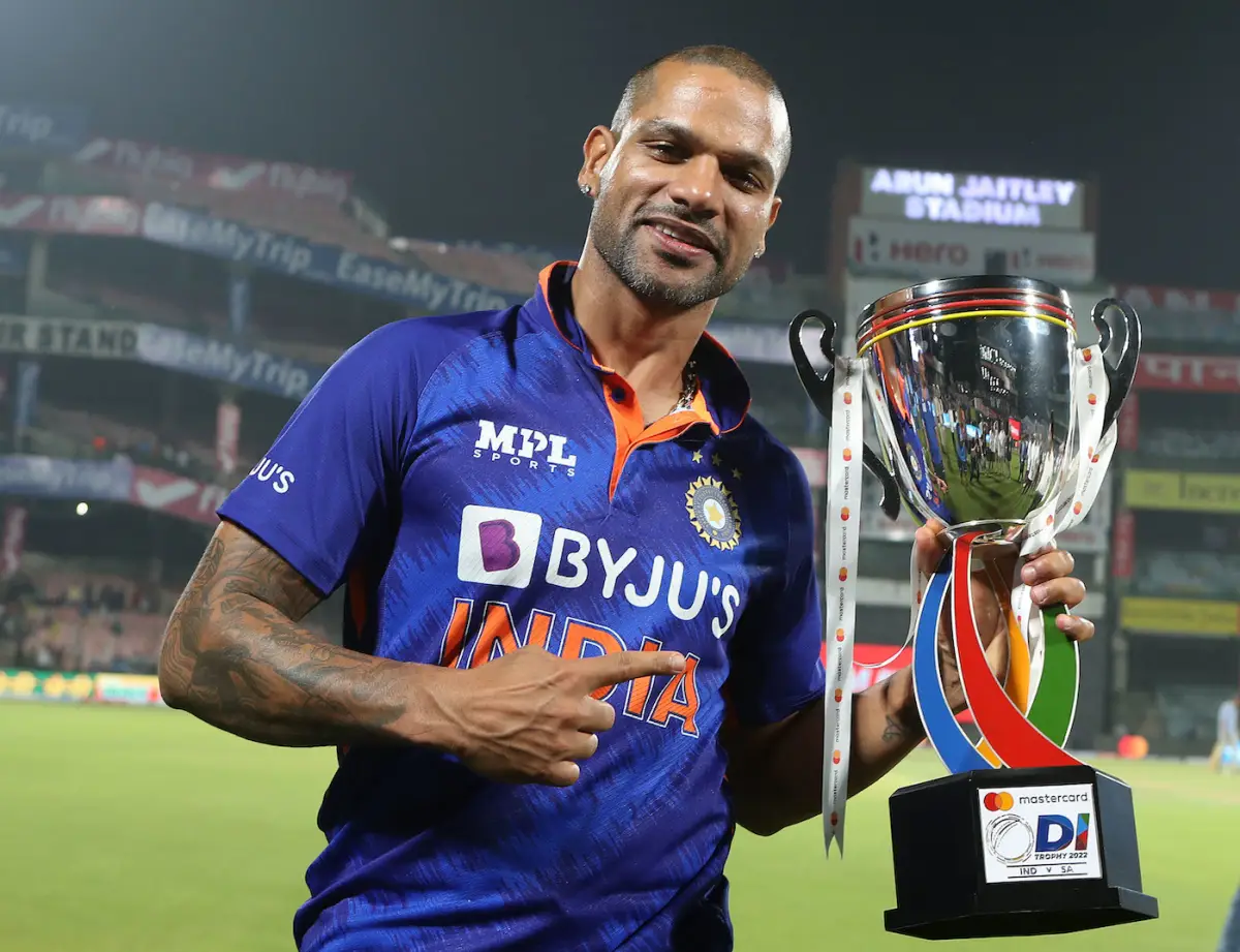 Shikhar Dhawan from the India