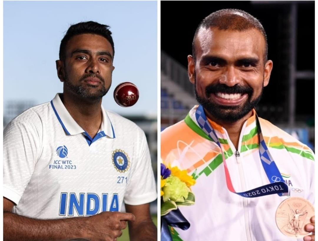Padma Awards 2025: Indian Cricketer Ravi Ashwin Honored with Padma Shri, Hockey Player PR Sreejesh Receives Padma Bhushan