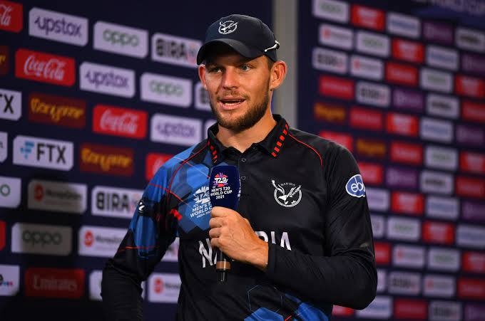 Gerhard Erasmus of Namibia Named ICC Men's Associate Cricketer of the Year