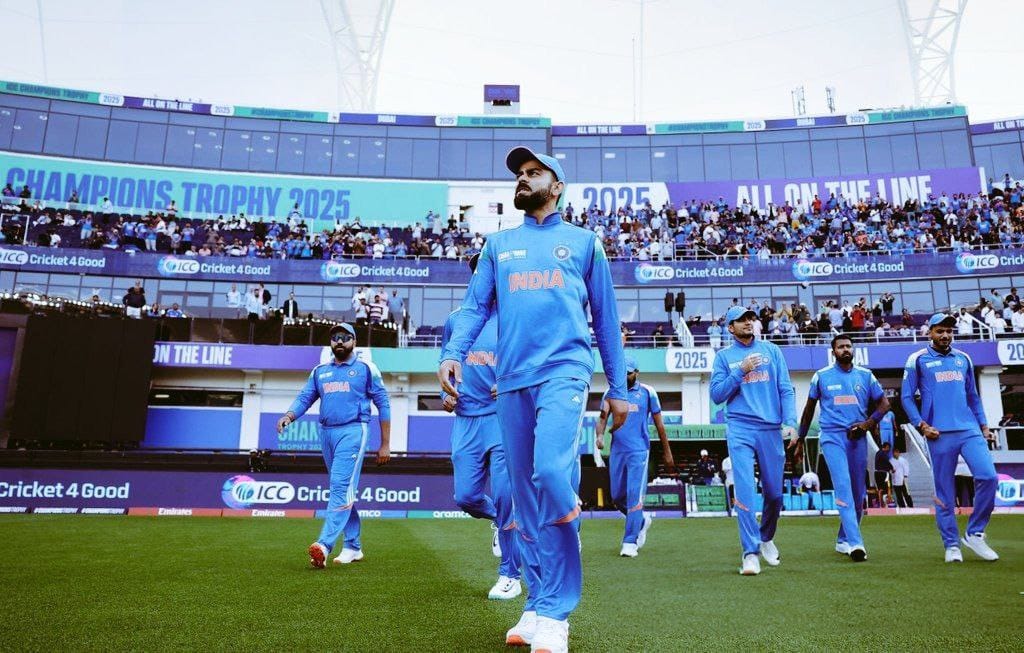 किंग कोहली की शानदार पारी की बदौलत चैंपियंस ट्रॉफी के फाइनल में पहुंचा भारत