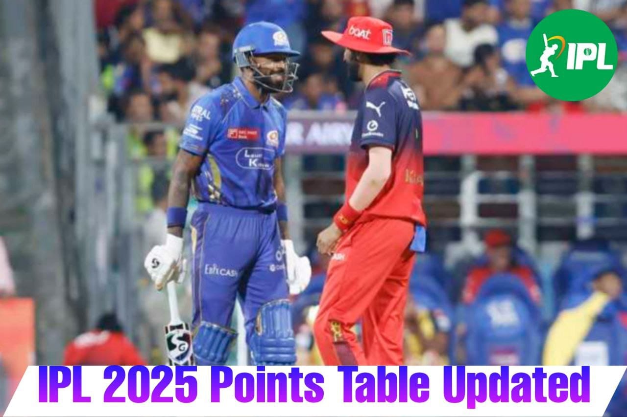 RCB vs MI: आरसीबी की दमदार जीत के बाद अंक तालिका में हुआ बड़ा बदलाव, इस नंबर पर खिसकी मुंबई की टीम