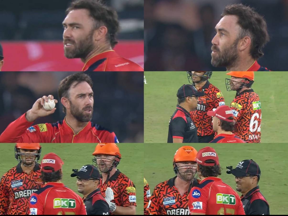 Travis Head and Glenn Maxwell Spark Tension with Heated On-Field Confrontation During SRH vs PBKS - Watch