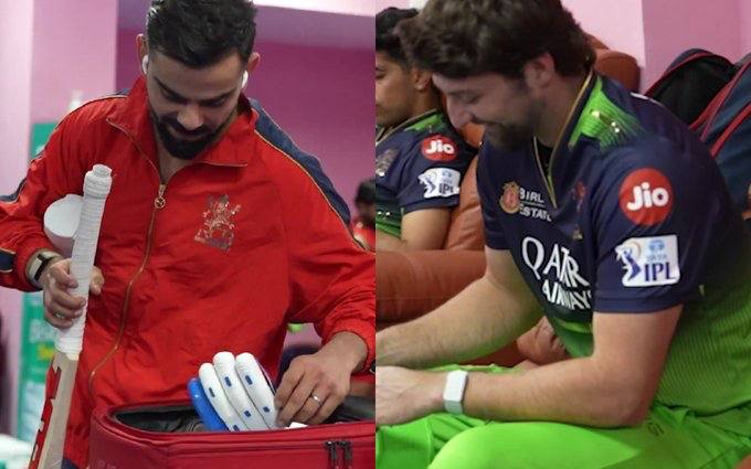 Watch: Tim David Stole Virat Kohli’s Bat in Hilarious Post-Match Prank