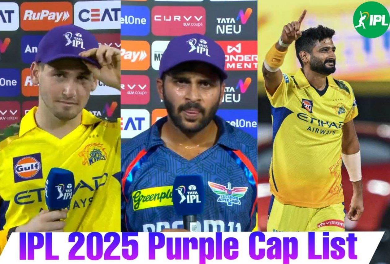 IPL 2025 Purple Cap Race: नूर अहमद और खलील अहमद में छिड़ी पर्पल कैप की जंग, जानिए कौन रेस में है आगे
