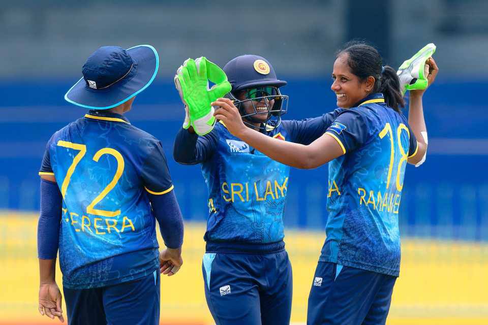 IND W VS SL W HIGHLIGHTS: Sri Lanka Stuns India with Thrilling 3-Wicket Win in Tri-Series Clash