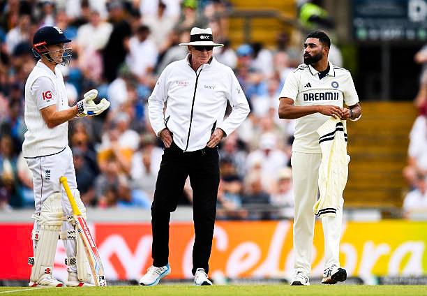 WATCH - Harry Brook and Siraj Exchange Words in Heated Moment During 1st Test