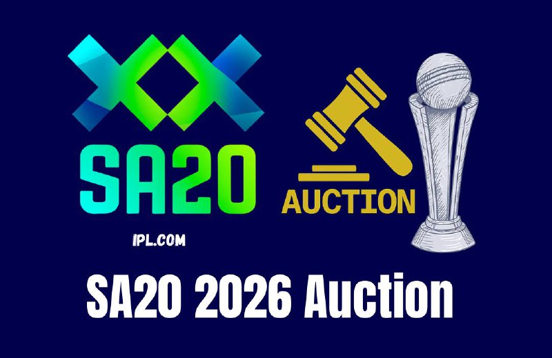 SA20 2026 Auction Announced: Date, Venue and Updated Retention Policy
