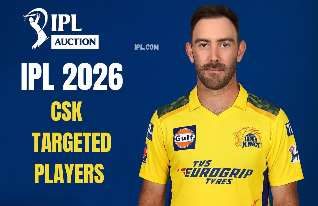 IPL 2026: 3 Big Names CSK Could Target in the Mini Auction ft. Glenn Maxwell 