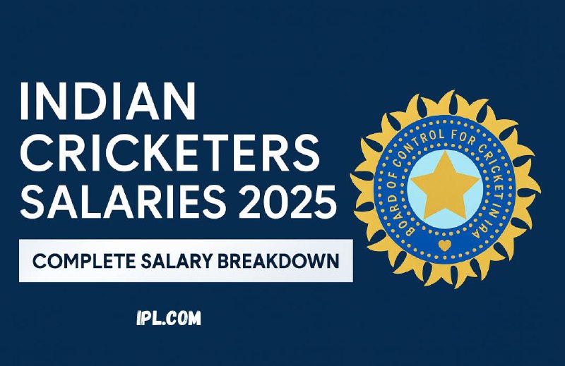 Indian Cricketers Salaries 2025 – Complete Salary Breakdown