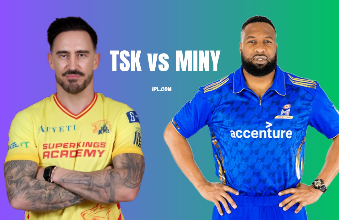 MLC 2025: Texas Super Kings vs MI New York Match Details, Dream11 Predictions and Playing XI | TSK vs MINY