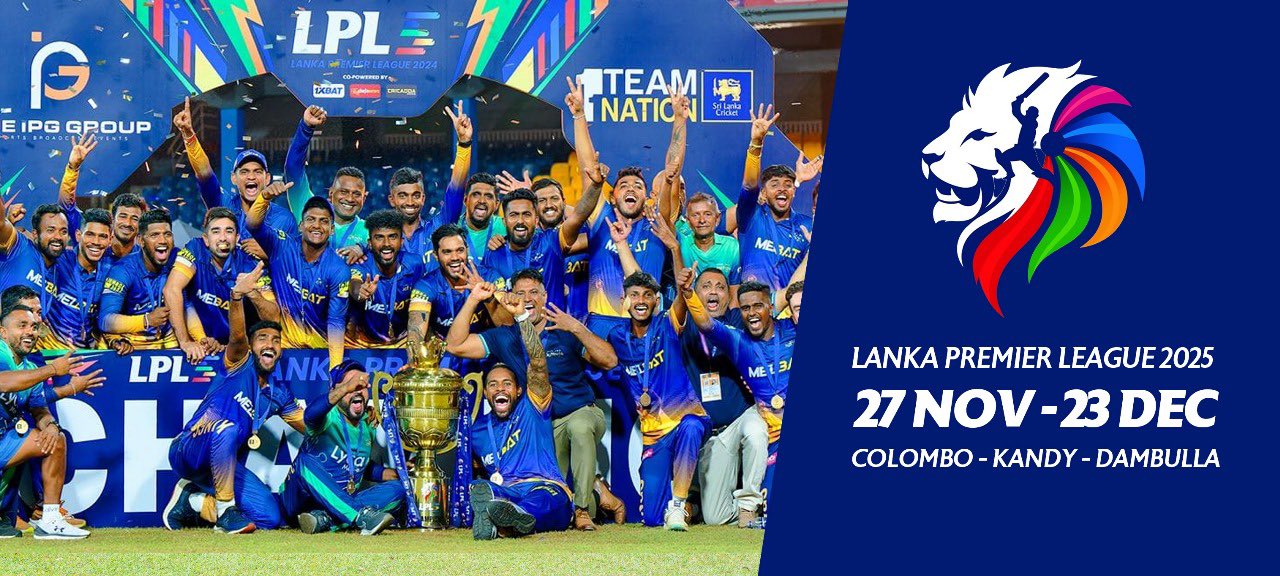 Lanka Premier League 2025 Set for November–December, Sixth Team in the Works