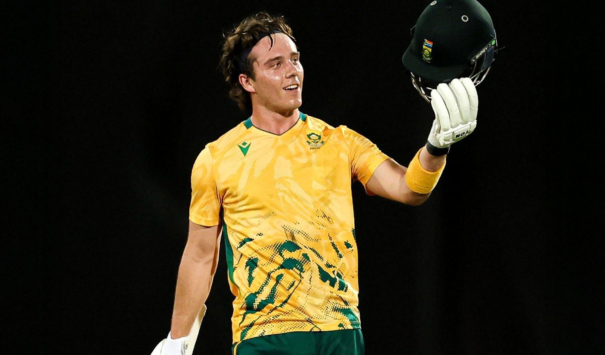 Dewald Brevis Shines with Record-Breaking 41-Ball Century in Second T20I Against Australia