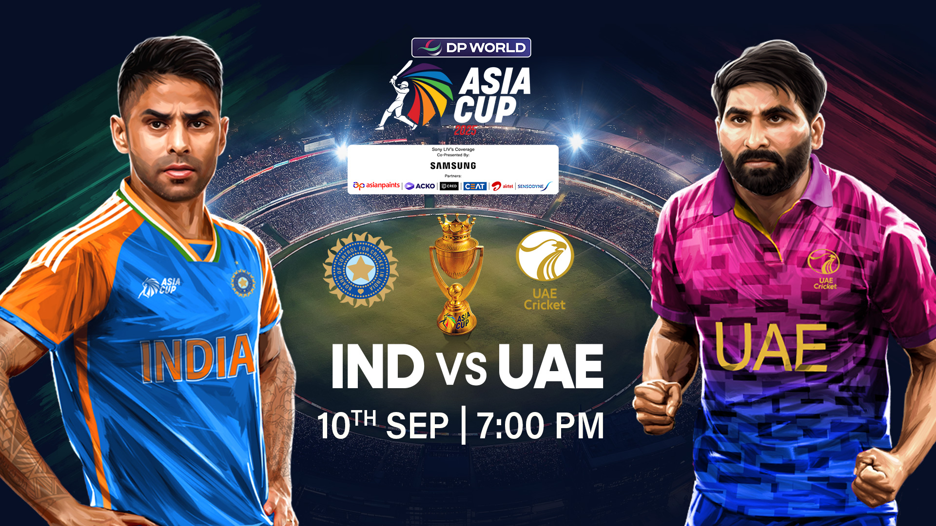 IND vs UAE 2nd T20 Asia Cup: Where to Watch India vs UAE, H2H, Playing 11 & Full Match Details
