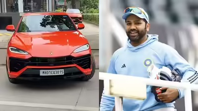 रोहित शर्मा की लैम्बॉर्गिनी पर पड़ा छक्का, ऑस्ट्रेलिया दौरे से पहले प्रैक्टिस में हुआ हादसा