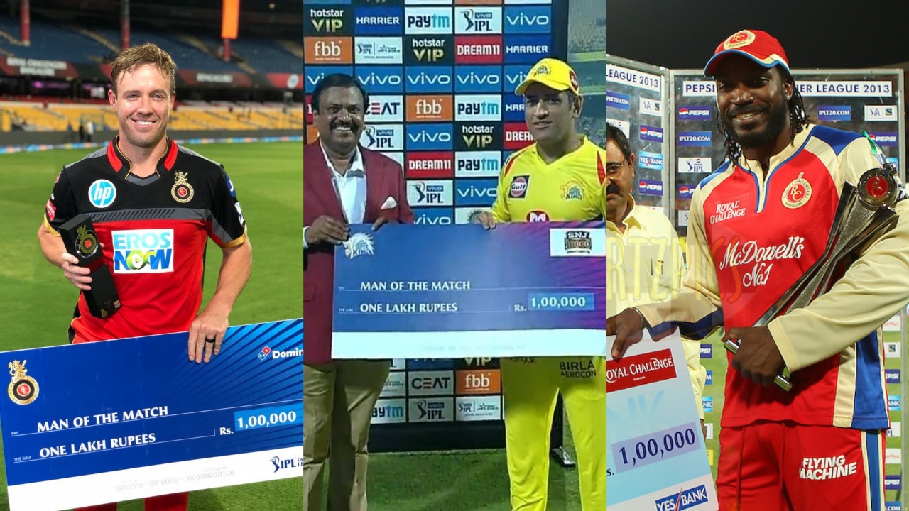 IPL के इतिहास के टॉप 10 प्लेयर ऑफ द मैच पुरस्कार विजेता खिलाड़ी