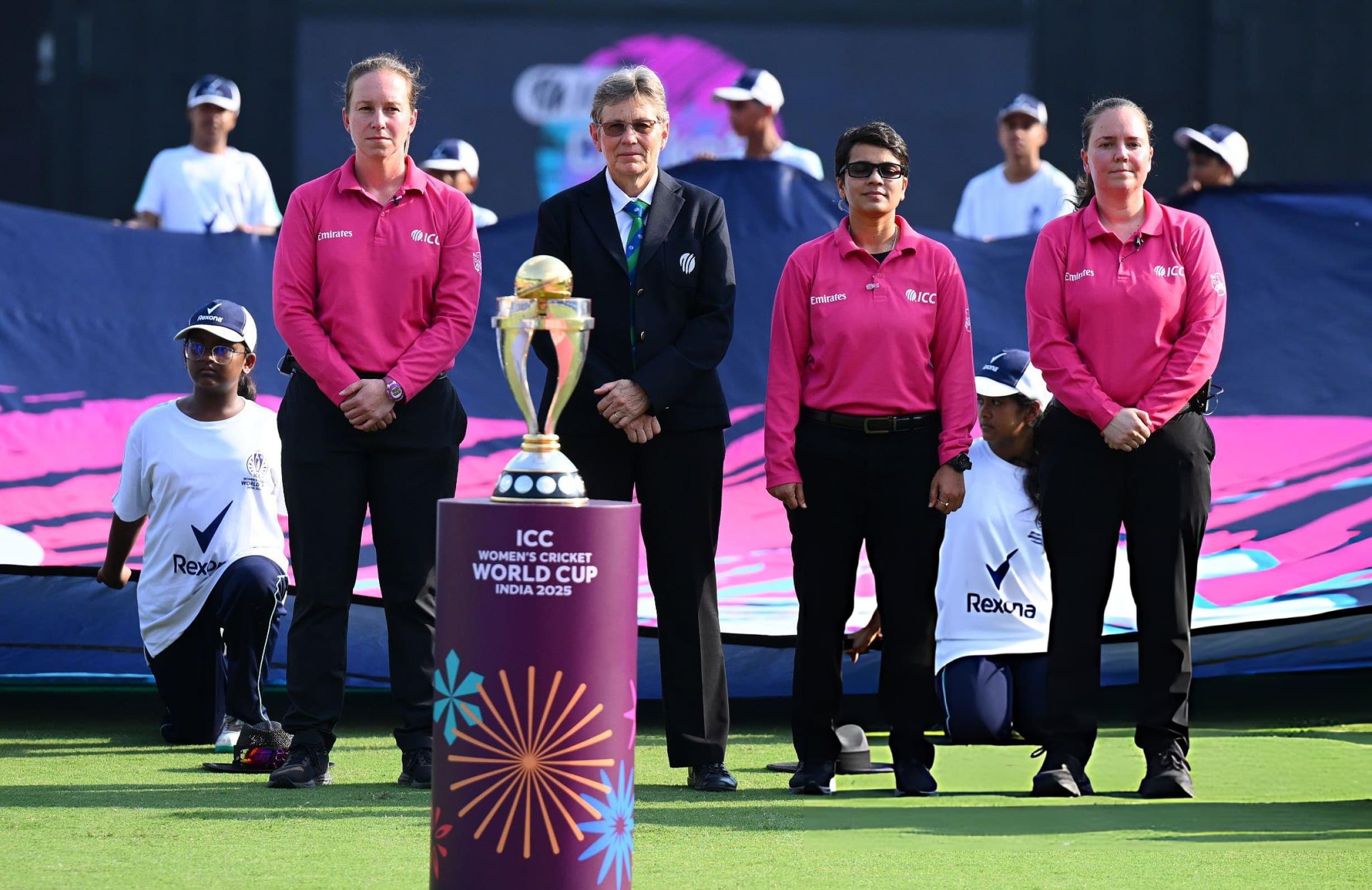 Match Officials Confirmed for ICC Women’s World Cup 2025 Semi-Finals in Guwahati and Navi Mumbai