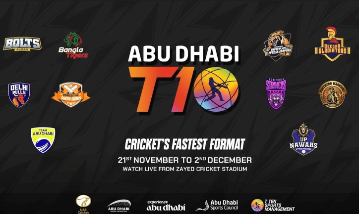 अबू धाबी T10 लीग 2025: टीमें, स्क्वाड, तारीखें, शेड्यूल, लाइव स्ट्रीमिंग और पूरी जानकारी