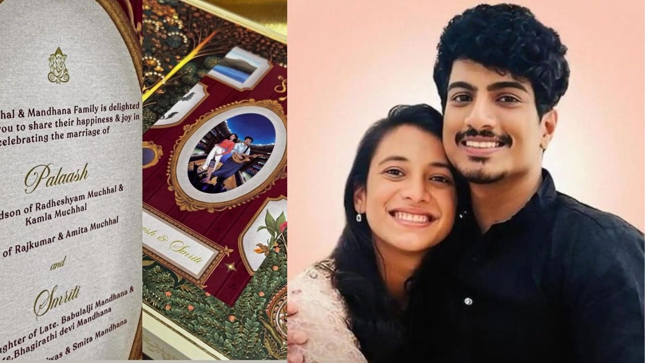 स्मृति मंधाना की शादी का कार्ड वायरल, फैन्स को यकीन नहीं हो रहा असली