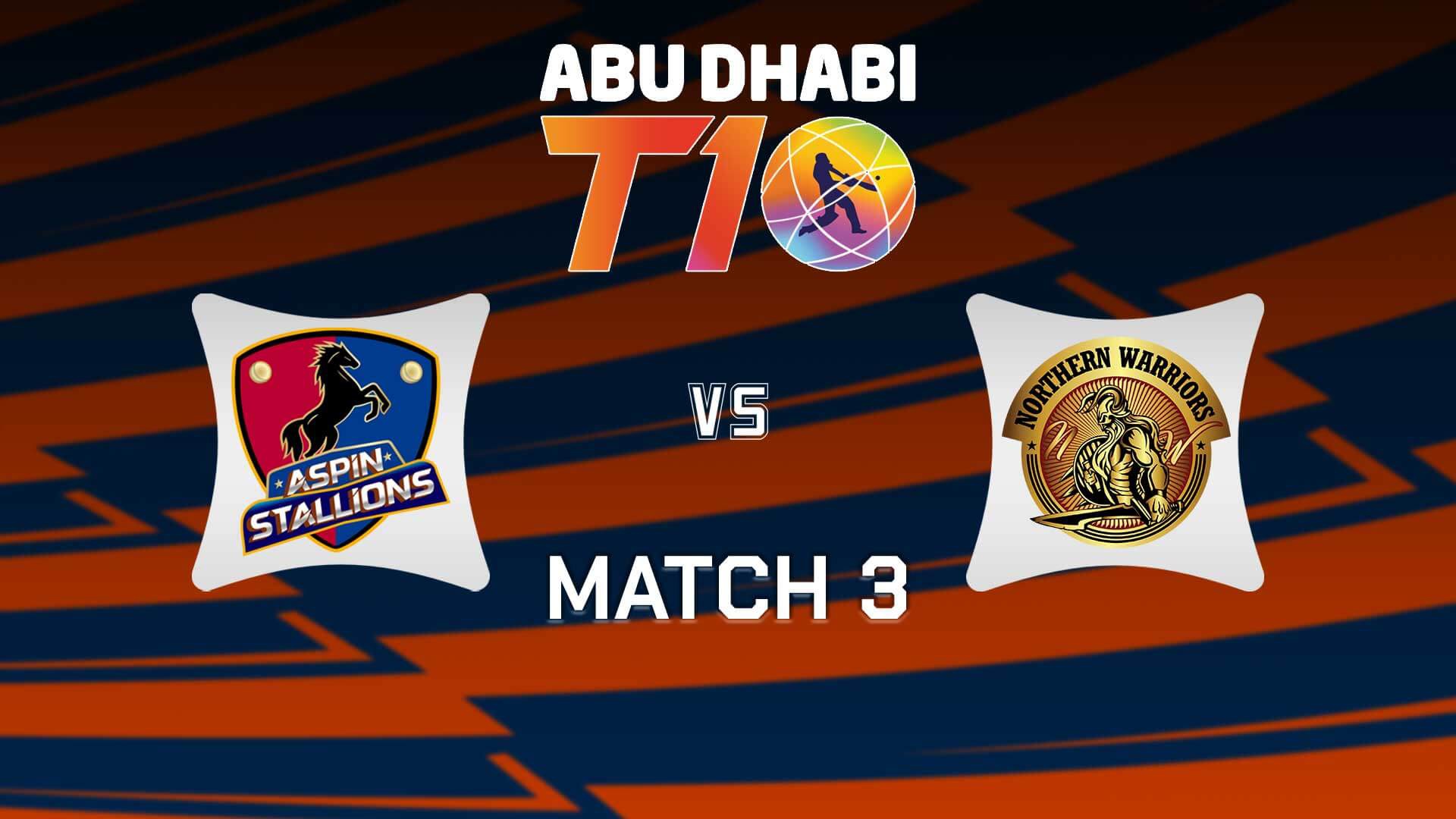 AS vs NW 3rd T10: Where to Watch Aspin Stallions vs Northern Warriors, H2H, Playing 11 & Full Match Details