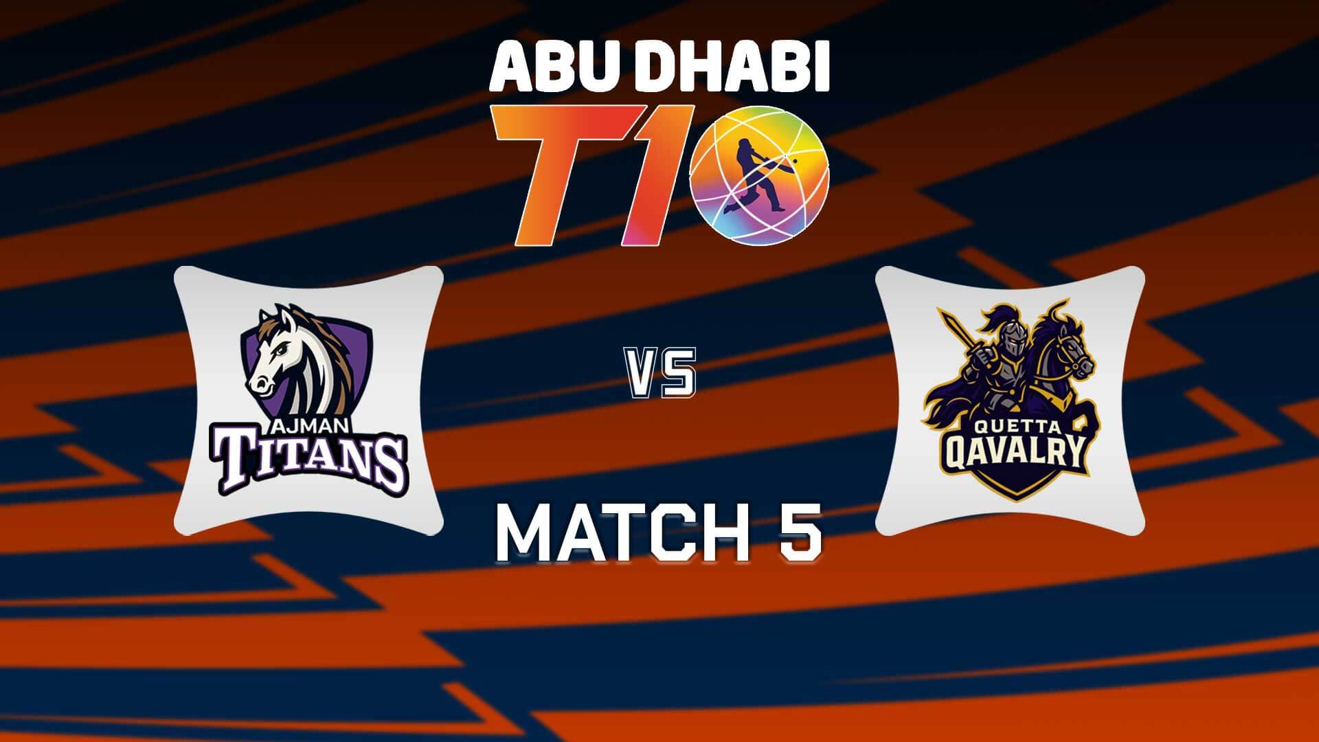 AT vs QQ 5th T10: Where to Watch Ajman Titans vs Quetta Qavalry, H2H, Playing 11 & Full Match Details