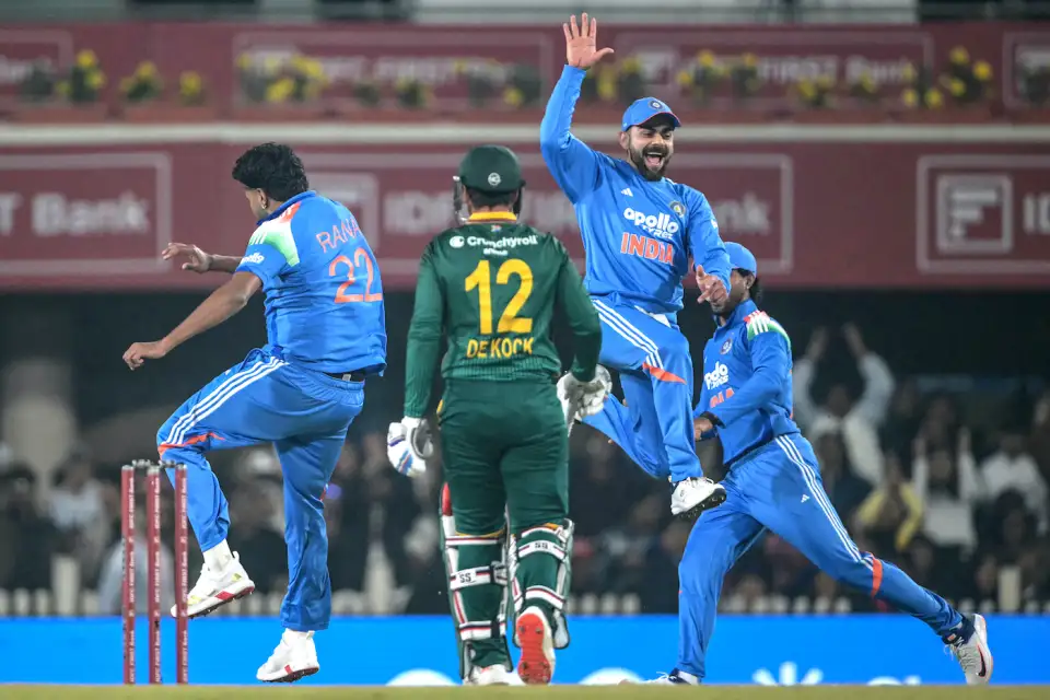 India Seal First ODI with a 17-Run Win as Kohli’s Record Hundred, Kuldeep & Harshit Shine with the Ball