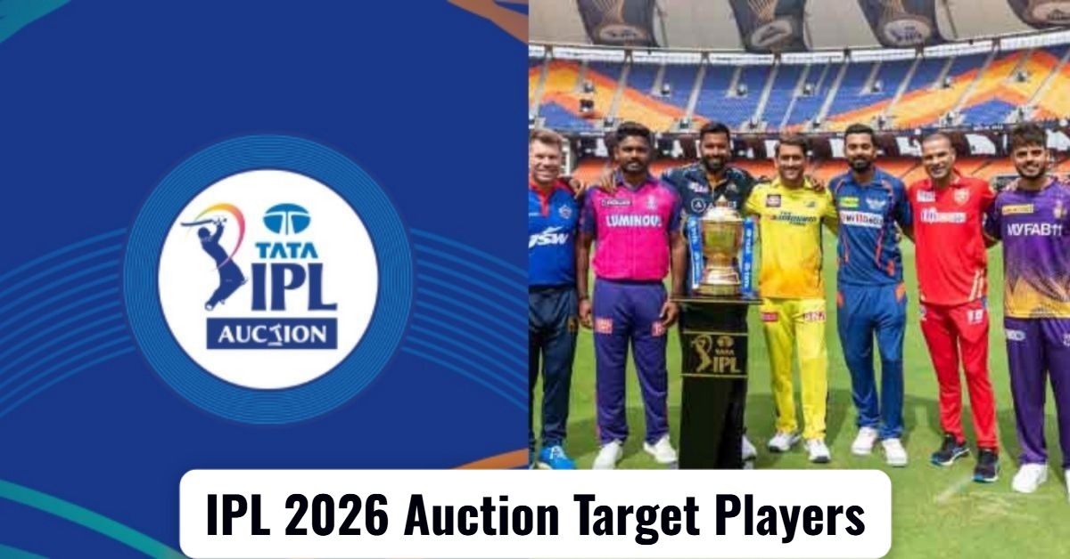IPL 2026 ऑक्शन: प्रत्येक टीम के लिए लक्षित खिलाड़ी और रणनीति CSK, RCB, MI, SRH, DC, KKR, PBKS, और अन्य