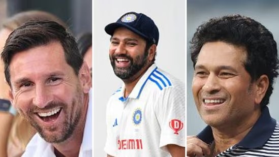 మెస్సీని కలిసిన సచిన్, సునీల్ ఛెత్రీ.. రోహిత్ నామస్మరణతో మార్మోగిన వాంఖడే స్టేడియం