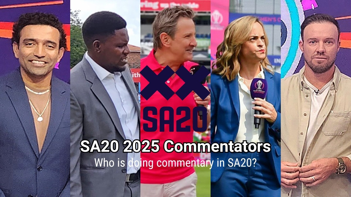 SA20 2026 के कमेंटेटर और प्रेजेंटर घोषित, दिग्गजों से सजी ब्रॉडकास्ट टीम