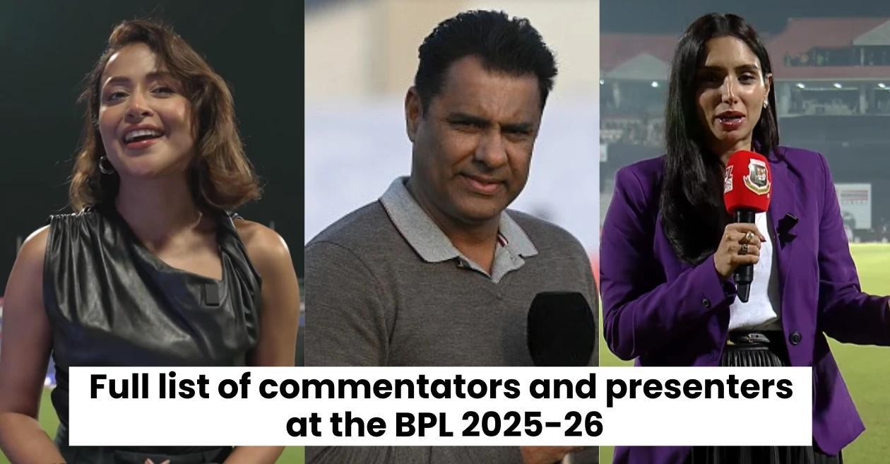 BPL 2025–26: बांग्लादेश प्रीमियर लीग के कमेंटेटर और प्रस्तुतकर्ताओं की पूरी सूची