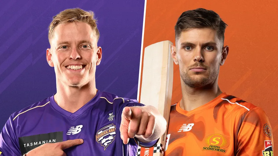 HBH VS PRS 19th T20 BBL 2025-26: Where to Watch Hobart Hurricanes vs Perth Scorchers, H2H, Playing 11 & Full Match Details