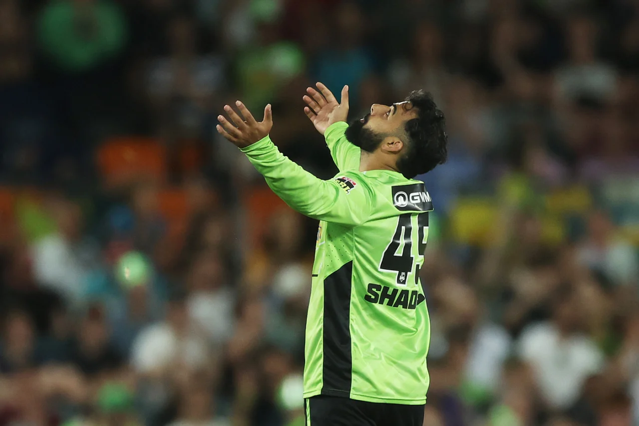 Shadab Khan pulls out of Sydney Thunder’s remainder BBL campaign