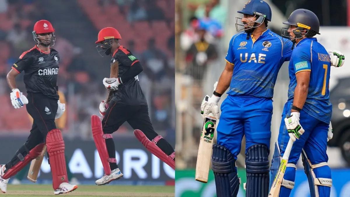 कनाडा vs यूएई हाइलाइट्स: यूएई की शानदार जीत, ग्रुप D अंक तालिका में बड़ा बदलाव