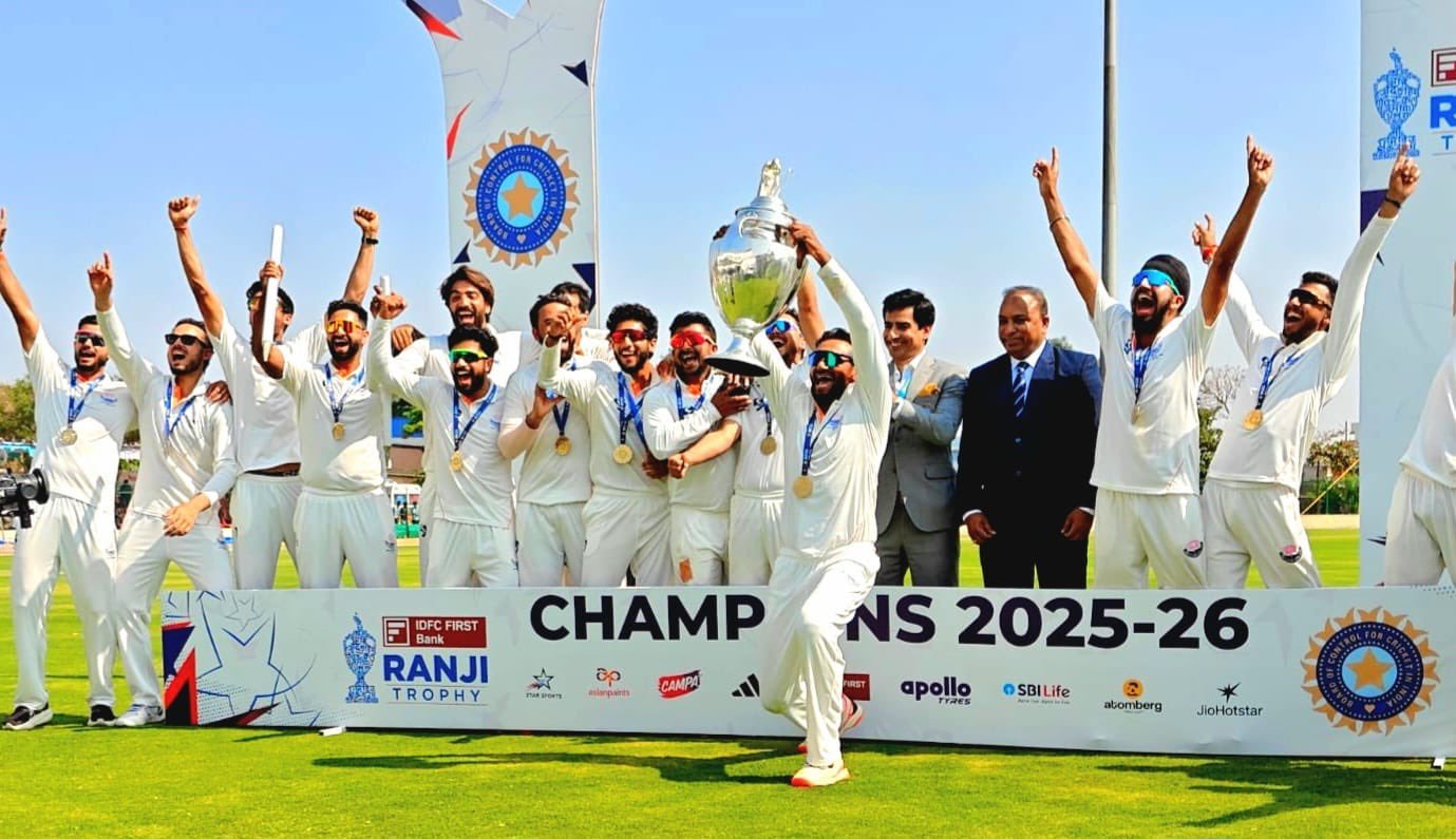जम्मू कश्मीर ने जीती पहली रणजी ट्रॉफी मुख्यमंत्री ओमर अब्दुल्ला ने घोषित किया दो करोड़ का इनाम