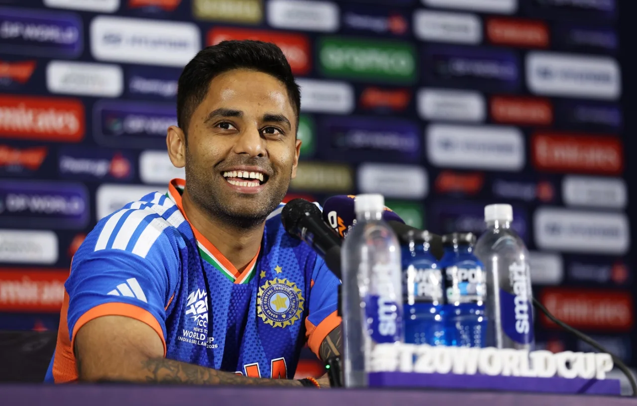 Suryakumar Yadav reacts to Mitchell Santner’s ‘silence the crowd’ remark before T20 World Cup 2026 final