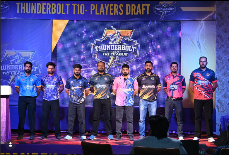 Thunderbolt T10 League 2026: Full Schedule, Teams, Squads & Live Streaming Details