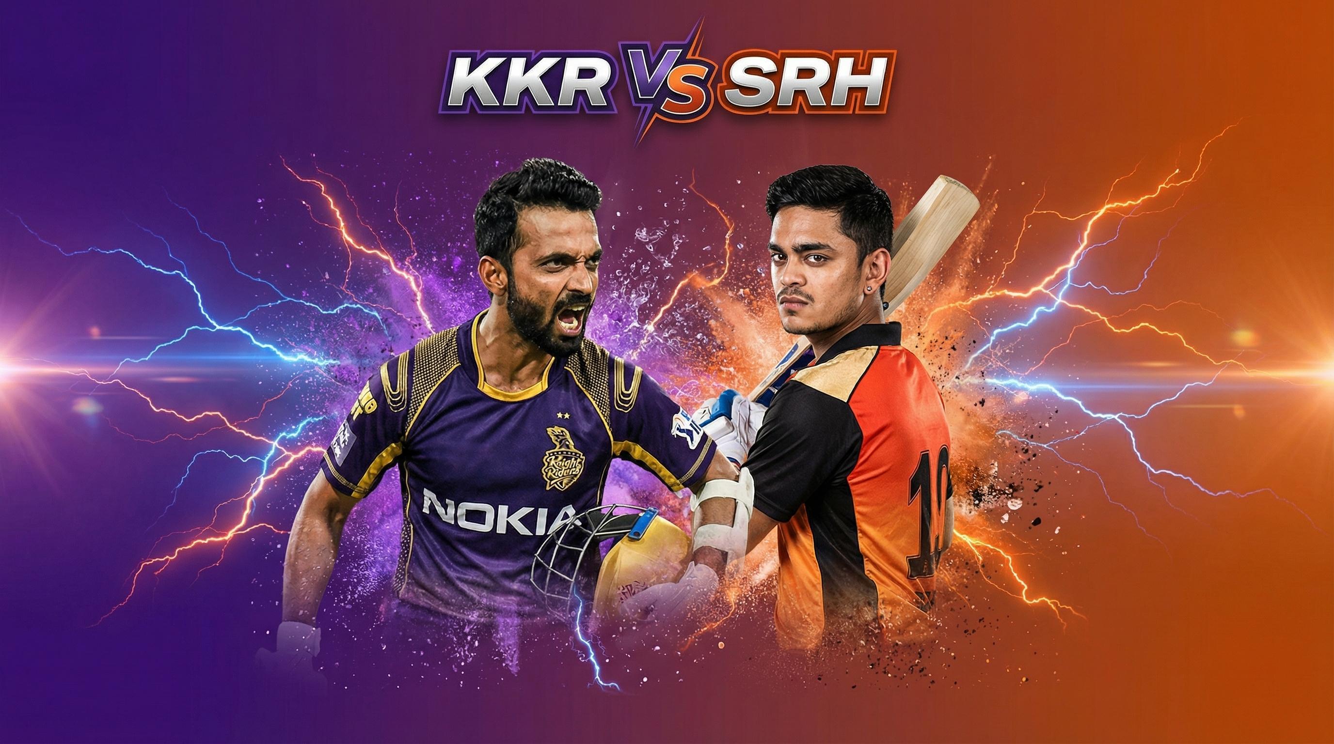 KKR vs SRH मैच प्रीव्यू: तारीख, समय, वेन्यू, स्क्वॉड और प्रमुख खिलाड़ी