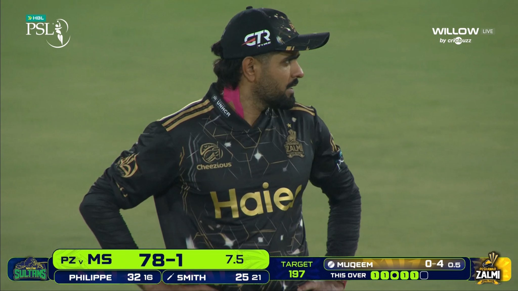 PSL 2026: Why was Babar Azam’s neck taped during MS vs PZ?