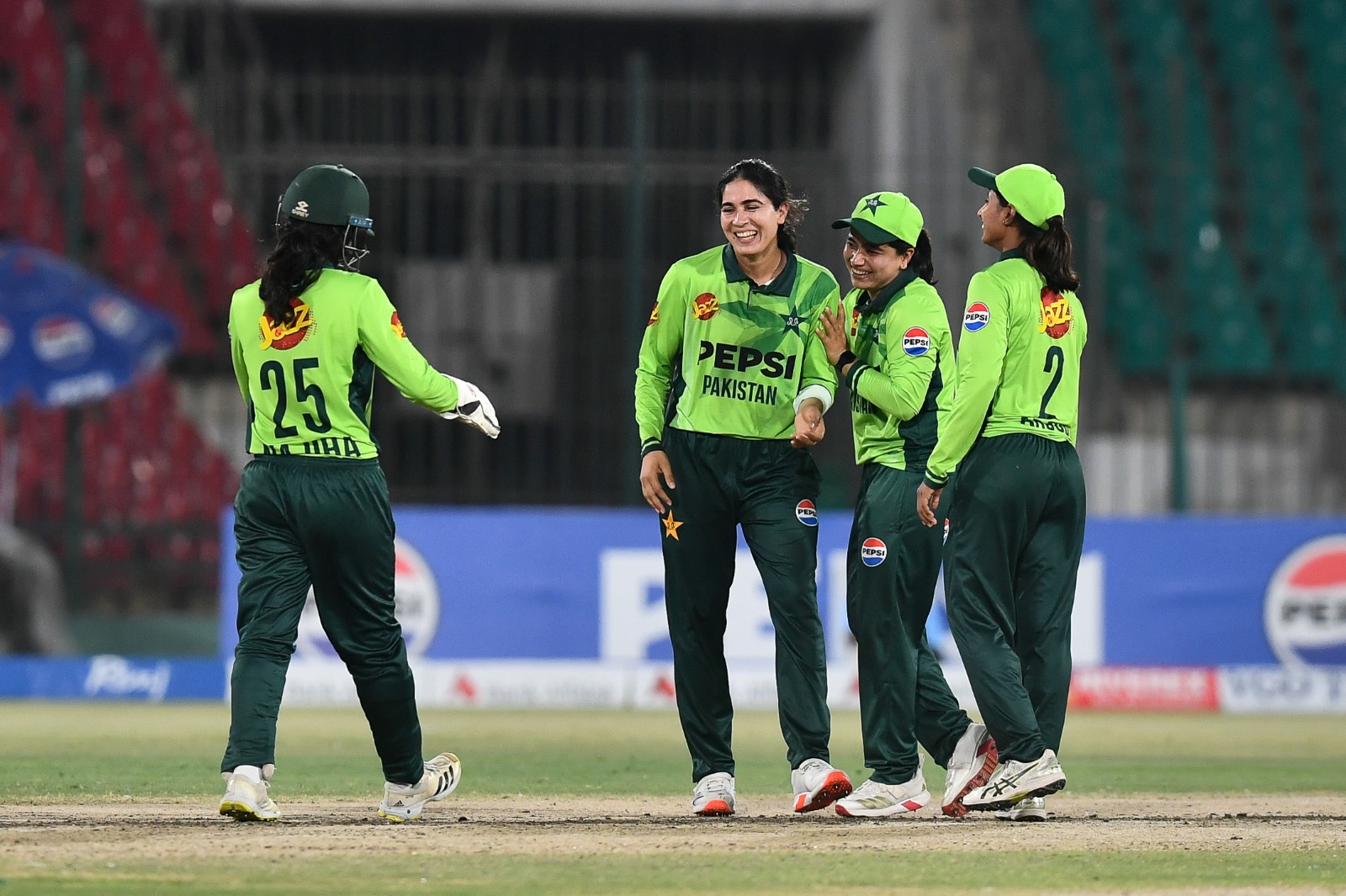 Sadaf, Sidra shine as Pakistan defeat Zimbabwe Women in a high-scoring game