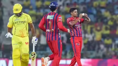 ऋतुराज और संजू सैमसन के विकेट के बाद आकाश सिंह का खास अंदाज