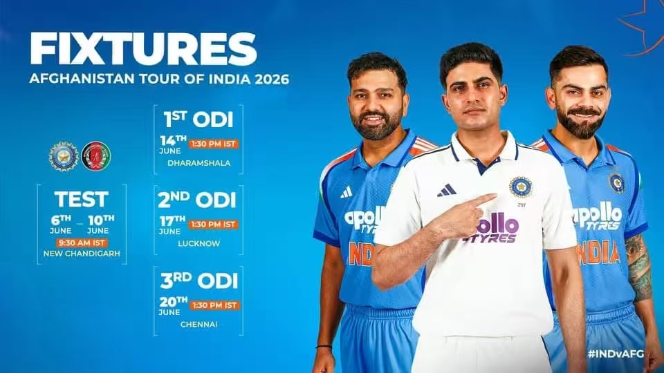 Afghanistan tour of India 2026