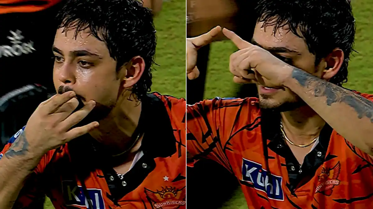 SRH के IPL 2026 प्लेऑफ़ में पहुँचने पर, ईशान किशन ने सीटी बजाकर चेपॉक को चौंका दिया।