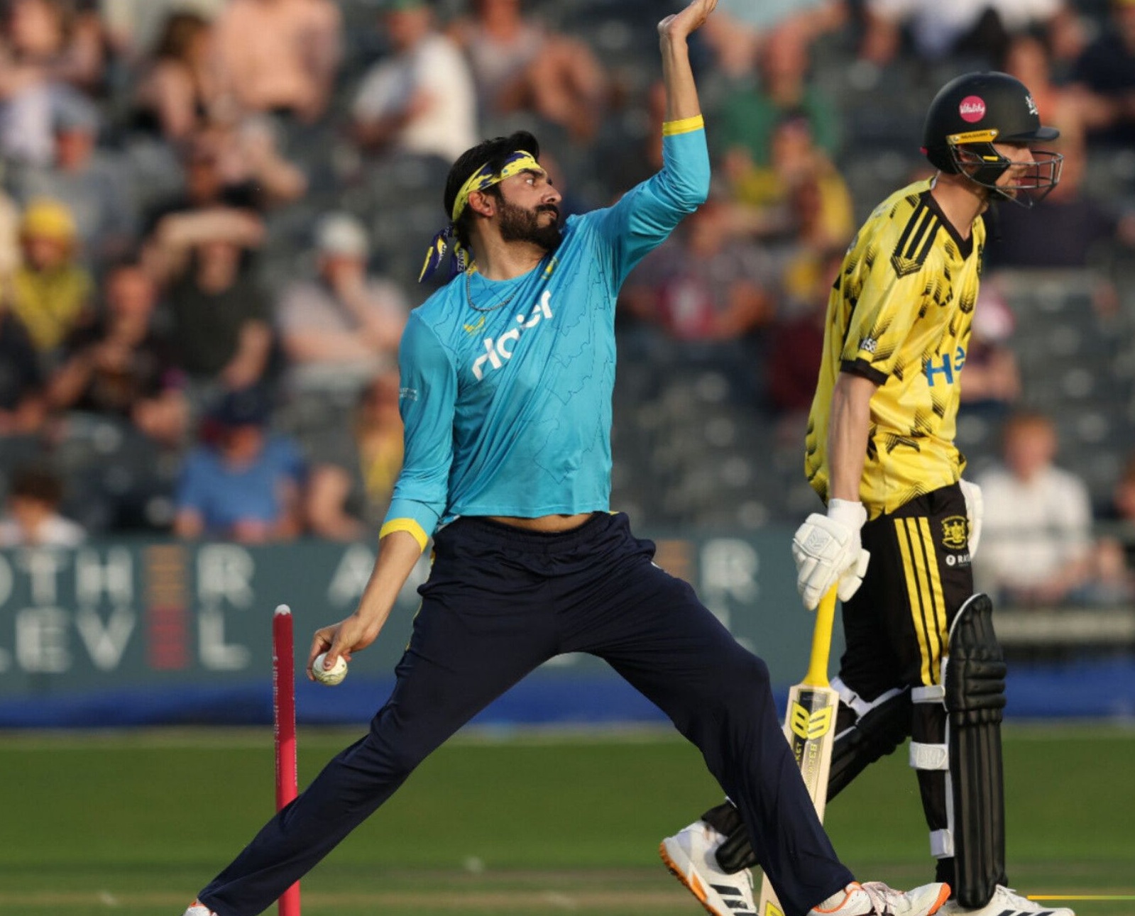 Pakistan players at the Men’s Vitality Blast after round one