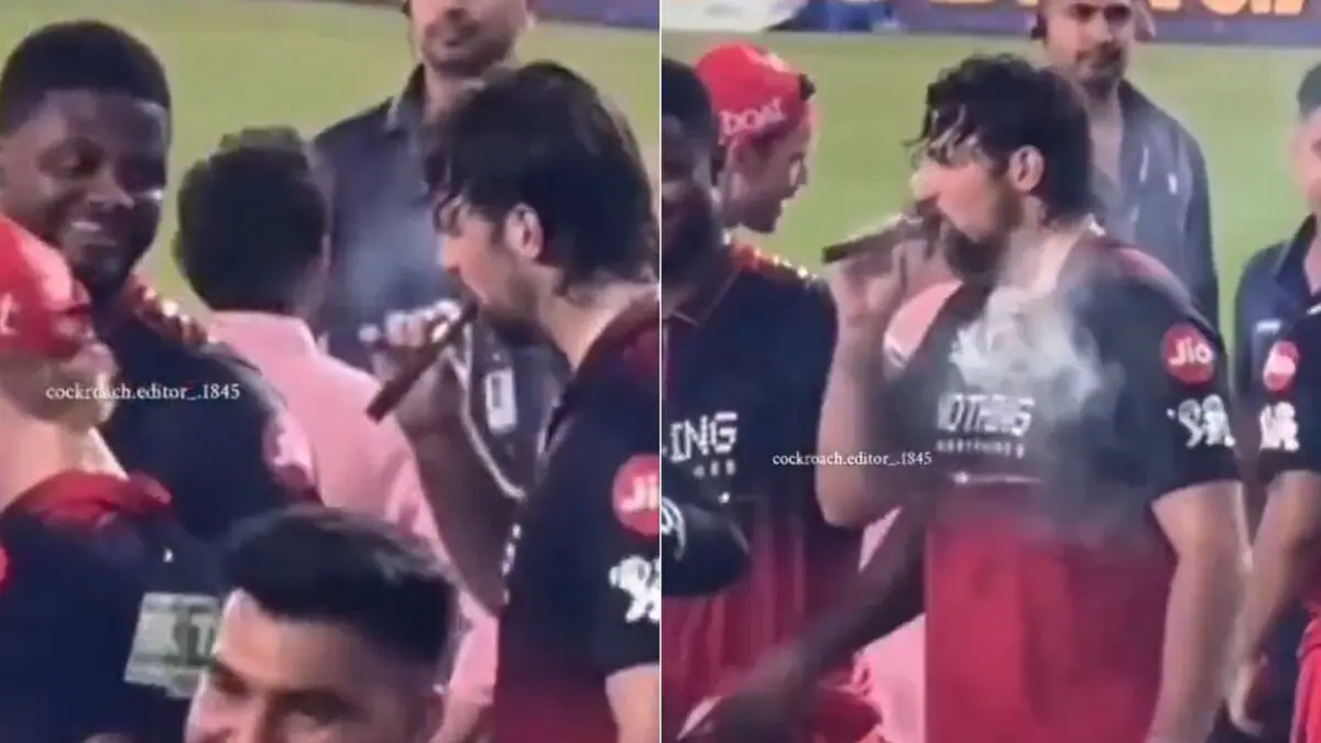 IPL 2026 फ़ाइनल के बाद टिम डेविड का सिगार वाला वायरल वीडियो, बड़ा विवाद खड़ा हुआ